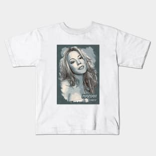 Mariah Carey Poster Art Kids T-Shirt